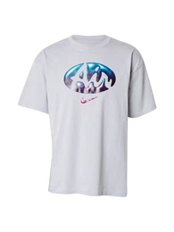 T-Shirt 'AIRMAX DAY' royalblau / hellgrau / dunkellila / pink
