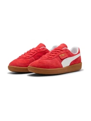 PUMA Sneaker 'Palermo' gold / hellrot / weiß