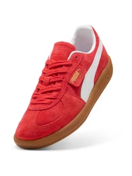 PUMA Sneaker 'Palermo' gold / hellrot / weiß