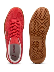 PUMA Sneaker 'Palermo' gold / hellrot / weiß