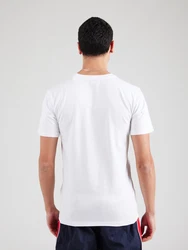 GUESS T-Shirt marine/taubenblau/weiß