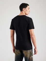 GUESS T-Shirt puder/schwarz/weiß