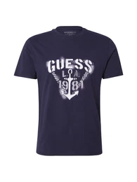 T-Shirt 'MARINA' navy / wei