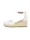 TOMMY HILFIGER Espadrile  ecru/prljavo bijela