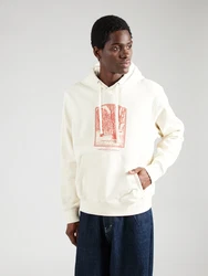JACK & JONES Sweatshirt JORRIDGEWOOD URBAN orangerot/wollweiß