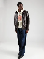 JACK & JONES Sweatshirt JORRIDGEWOOD URBAN orangerot/wollweiß