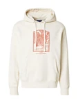 JACK & JONES Sweatshirt JORRIDGEWOOD URBAN orangerot/wollweiß