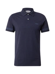 GUESS Shirt 'Nolan' himmelblau/dunkelblau