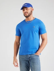 United Colors of Benetton T-Shirt mit Label-Badge himmelblau
