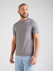 United Colors of Benetton T-Shirt mit Label-Badge dunkelgrau