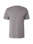 United Colors of Benetton T-Shirt mit Label-Badge dunkelgrau