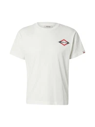 T-Shirt dunkelrot / schwarz / wei
