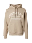JACK & JONES Sweatshirt 'JORFrederiksberg' beige / weiß
