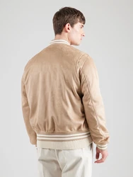 JOOP! Jeans Jacke 'Rico' cappuccino/weiß