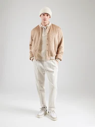 JOOP! Jeans Jacke 'Rico' cappuccino/weiß