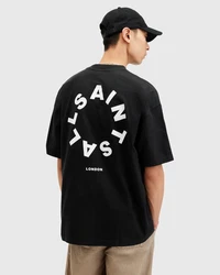 AllSaints T-Shirt 'TIERRA' schwarz/weiß