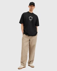 AllSaints T-Shirt 'TIERRA' schwarz/weiß