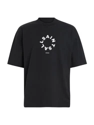 AllSaints T-Shirt 'TIERRA' schwarz/weiß