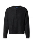 JACK & JONES Shirt 'JORAUSTIN' schwarzmeliert