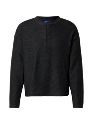 JACK & JONES Shirt 'JORAUSTIN' schwarzmeliert