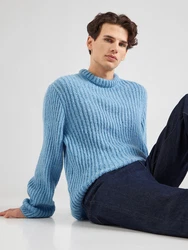 JACK & JONES Pullover himmelblau