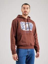 JACK & JONES Sweatshirt JORRIDGEWOOD URBAN kobaltblau/kastanienbraun/grau/offwhite