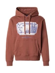 JACK & JONES Sweatshirt JORRIDGEWOOD URBAN kobaltblau/kastanienbraun/grau/offwhite