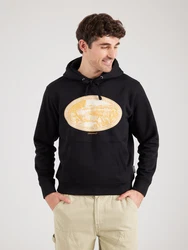 JACK & JONES Sweatshirt JORRIDGEWOOD URBAN goldgelb/schwarz/weiß