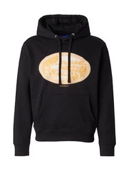 JACK & JONES Sweatshirt JORRIDGEWOOD URBAN goldgelb/schwarz/weiß