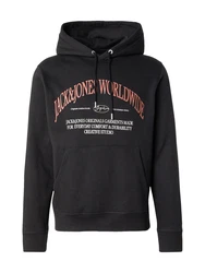 JACK & JONES Sweatshirt 'JORFrederiksberg' pastellrot/schwarz/weiß