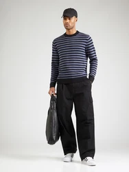 JACK & JONES Pullover JOREaton taubenblau/schwarz