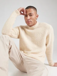Jack & Jones Strickpullover JORAXEL KNIT CREW NECK beige