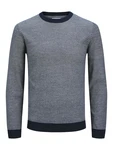 JACK & JONES Pullover JJBRADY marineblau/weiß