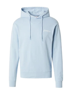 JACK & JONES Sweatshirt 'JJBeau' hellblau/weiß