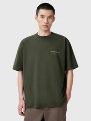 AllSaints T-Shirt 'Underground' (OCS) mint/dunkelgrün