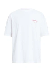 AllSaints T-Shirt 'Underground' (OCS) hellrot/weiß