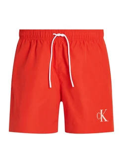 Calvin Klein Swimwear Badeshorts MEDIUM DRAWSTRING orangerot