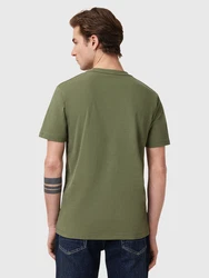 AllSaints T-Shirt 'BRACE' (GOTS) oliv/schwarz/weiß