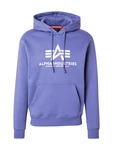 ALPHA INDUSTRIES Sweatshirt lila/weiß