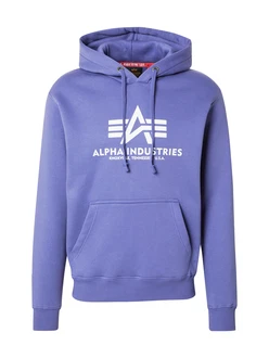 ALPHA INDUSTRIES Sweatshirt lila/weiß