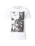 Key Largo T-Shirt 'Liberty' grau/taupe/schwarz/weiß
