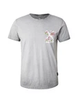 Key Largo T-Shirt 'Summer Splash' grau/hellgrau/grün/altrosa