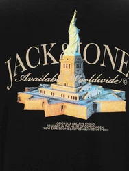 Jack & Jones Plus T-Shirt JORBOSTON beige/sand/hellblau/schwarz