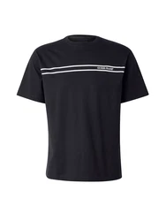 GUESS JEANS T-Shirt schwarz/weiß