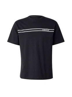 GUESS JEANS T-Shirt schwarz/weiß