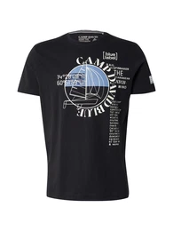 Shirt navy / hellblau / wei