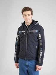 CAMP DAVID Outdoorjacke mit Brusttaschen nachtblau/hellblau/wei