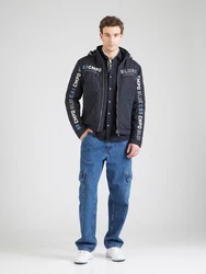 CAMP DAVID Outdoorjacke mit Brusttaschen nachtblau/hellblau/wei