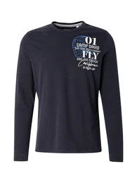 Shirt navy / azur / wei