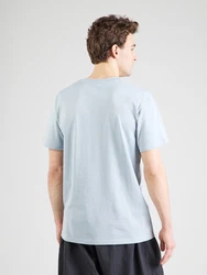 Under Armour T-Shirt Heavyweight Kurzarm-Oberteil mit aufgesticktem Logo hellblau/offwhite